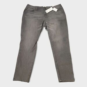 Lane Bryant NEW  Ultimate Stretch High Rise Skinny Grey Jeans Size 18
